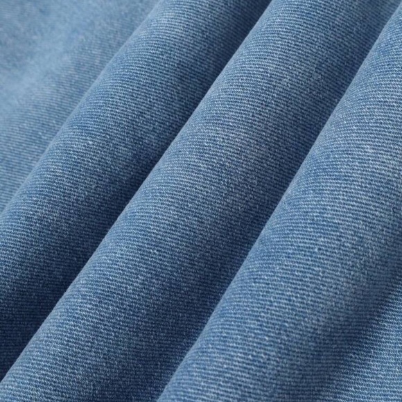 SHEIN Turquoise Faux Fur Wide Leg Pants - Picture 4 of 5